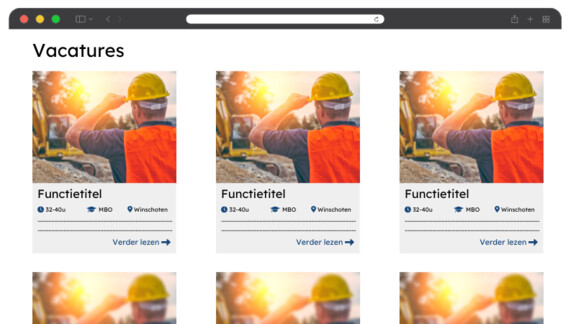 Vacatures (basis) - Hoofdpagina