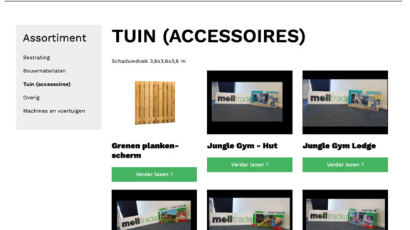 Catalogus overzicht